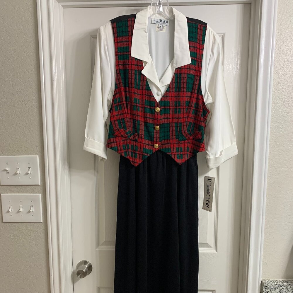 R.J. Stevens Brand Retro Women's Dress, Size 14 (NWT)